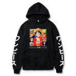 sudadera negra one piece