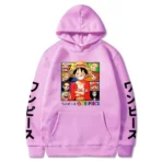 sudadera negra one piece