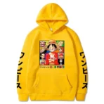 sudadera negra one piece