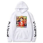 sudadera negra one piece