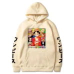 sudadera negra one piece