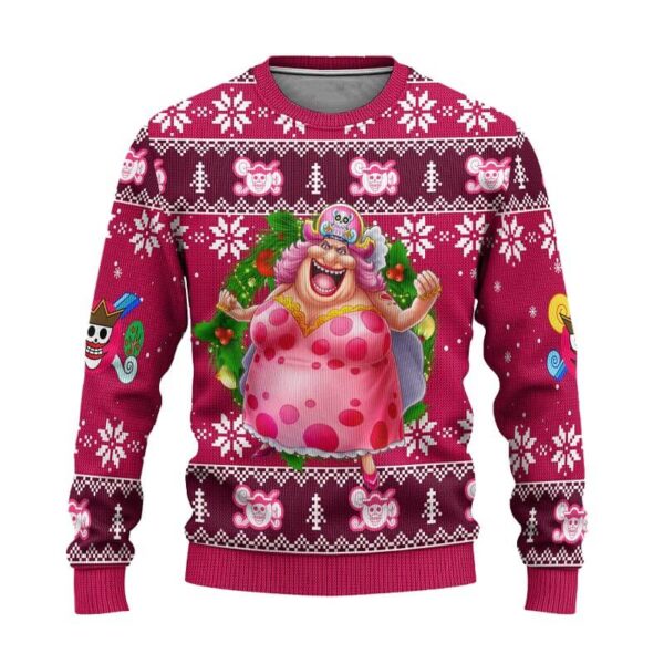 sudadera one piece big mom navidad