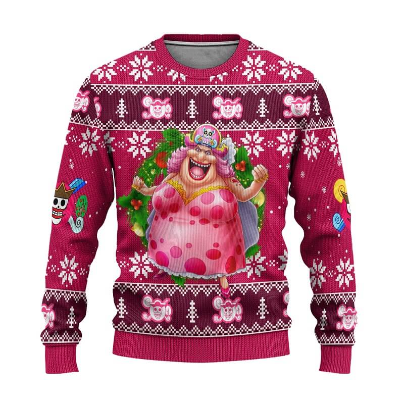 sudadera one piece big mom navidad sudadera one piece big mom navidad