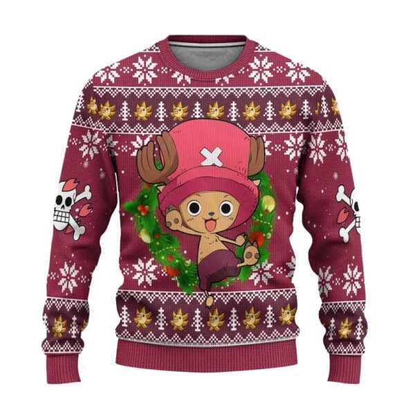 sudadera one piece chopper navidad