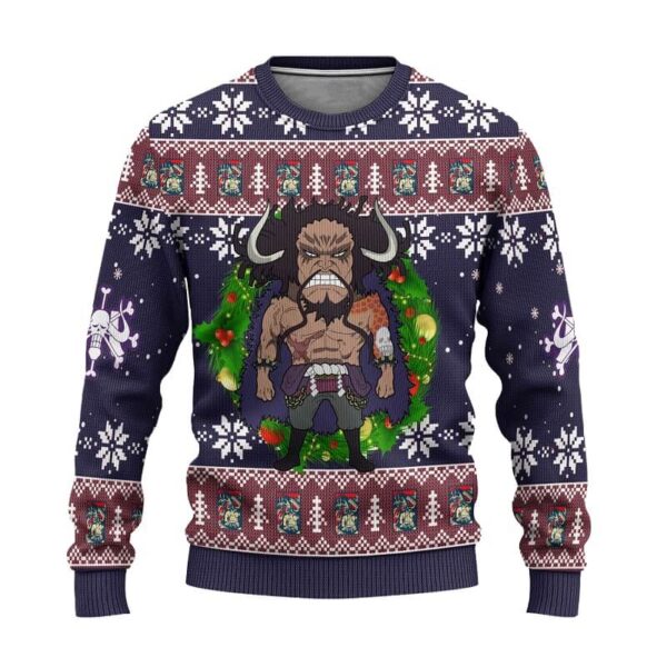sudadera one piece kaido navidad