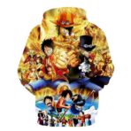 sudadera one piece luffy ace sabo