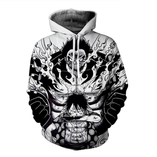 sudadera one piece luffy gear 4