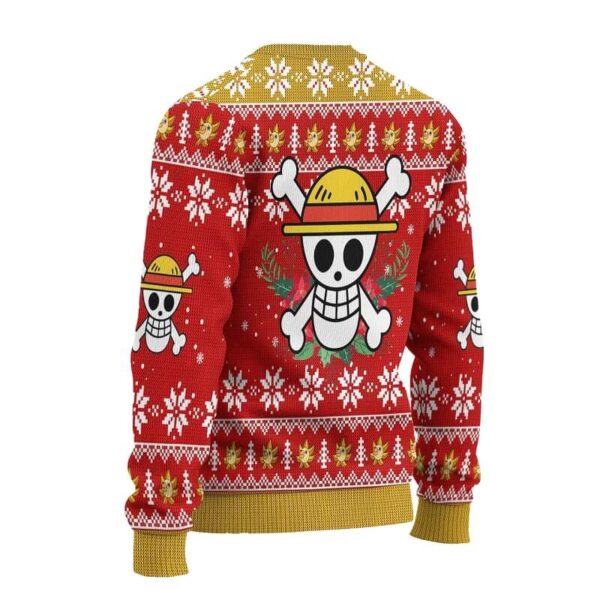 sudadera one piece luffy navidad
