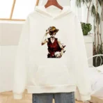 sudadera one piece luffy rey pirata