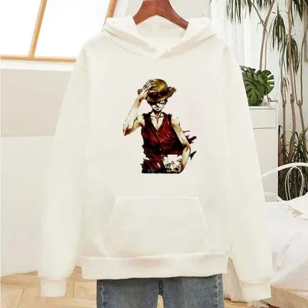 sudadera one piece luffy rey pirata