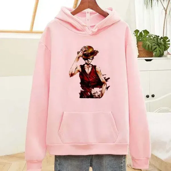 sudadera one piece luffy rey pirata