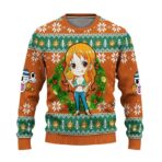 sudadera one piece nami navidad