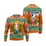 sudadera one piece nami navidad