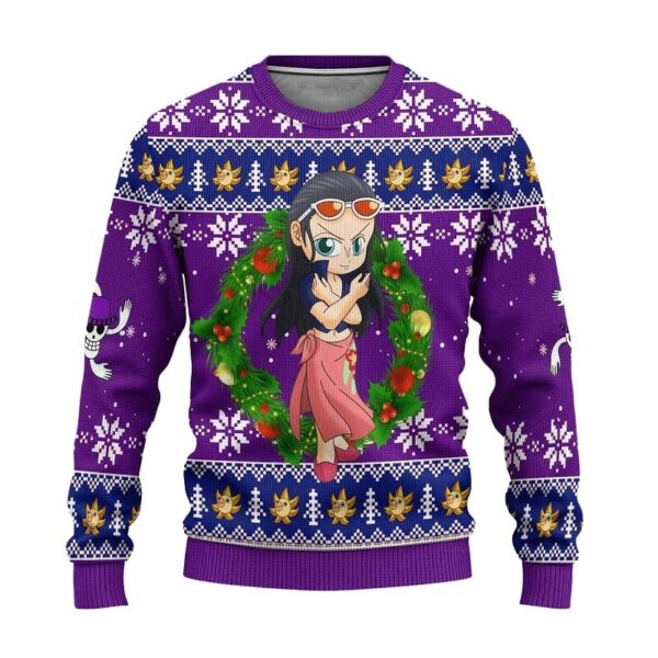 sudadera one piece nico robin navidad