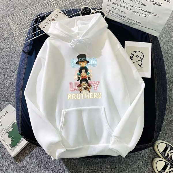 sudadera one piece sabo luffy ace