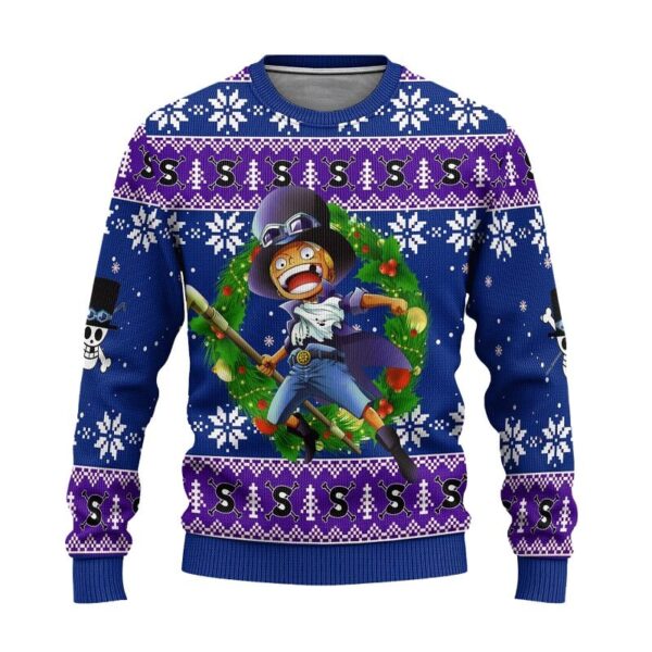 sudadera one piece sabo navidad