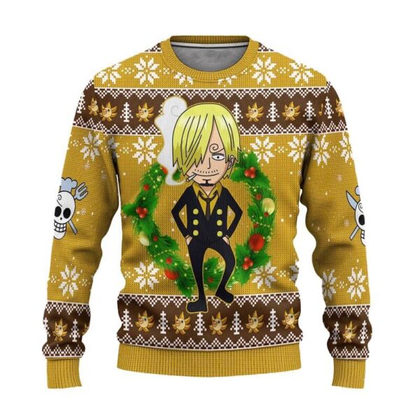 sudadera one piece sanji navidad