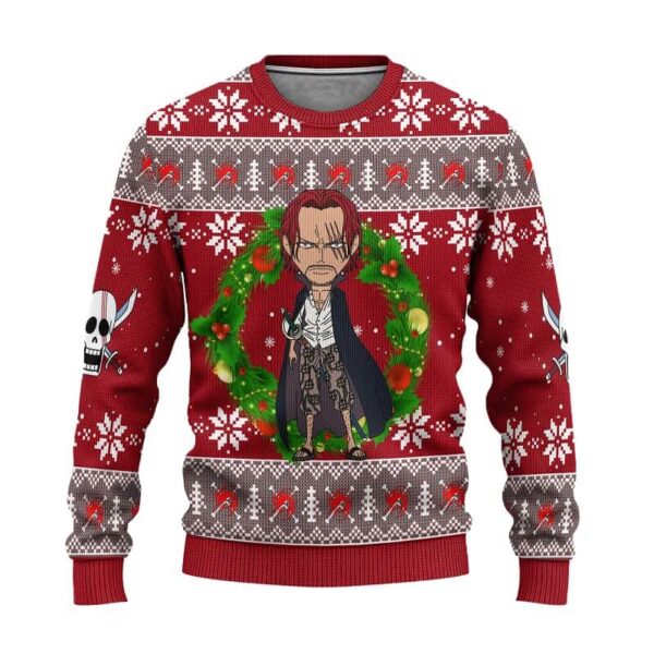 sudadera one piece shanks navidad