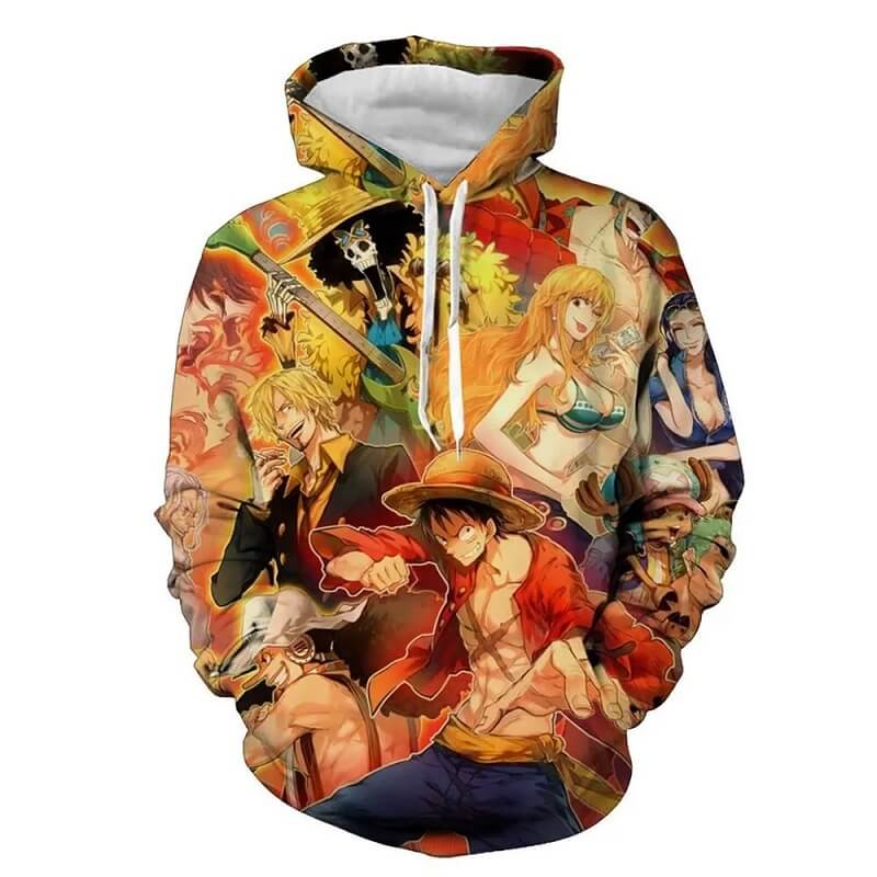 sudadera one piece tripulacion sudadera one piece tripulacion