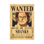 wanted luffy buggy shanks marshall d teach