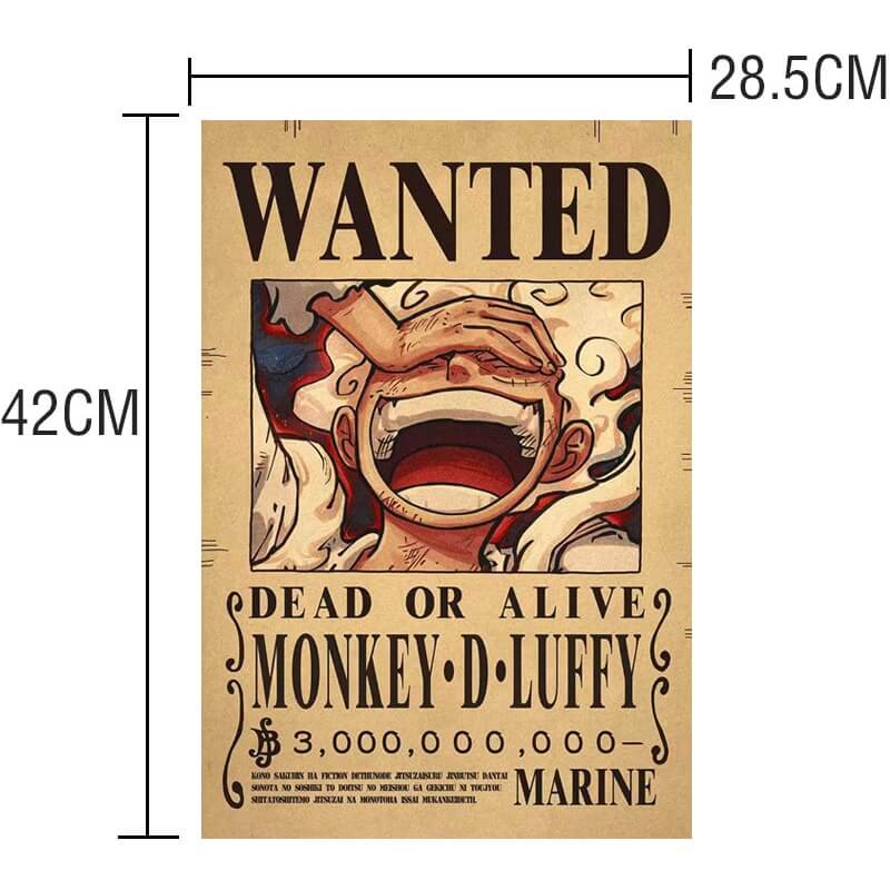 wanted luffy one piece