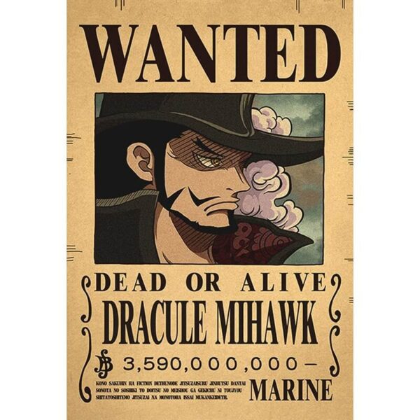 wanted mihawk
