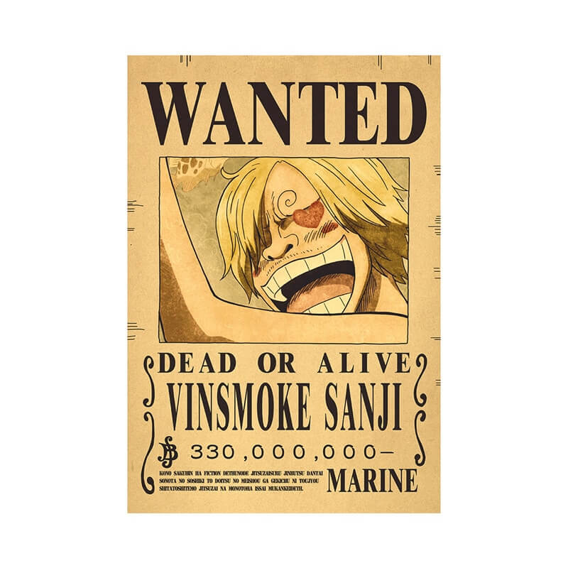 wanted sanji wanted sanji