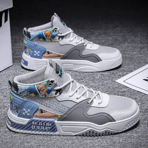 zapatillas gris zoro one piece